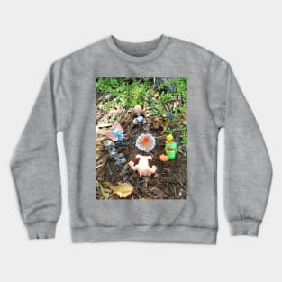 Ewok alien camping friends Crewneck Sweatshirt